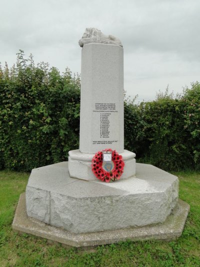 Oorlogsmonument West Somerton