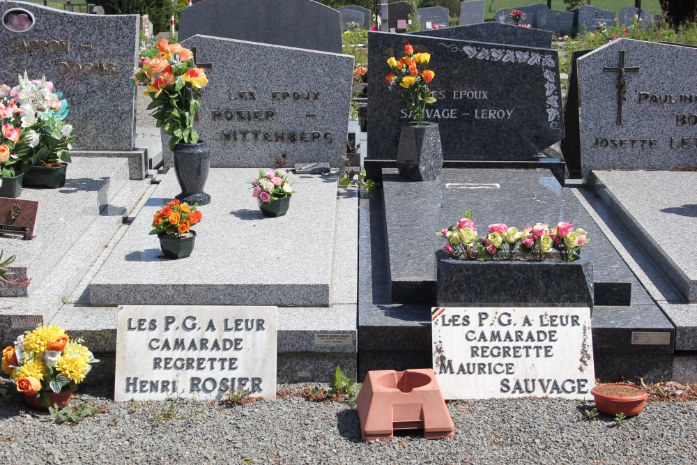 Belgian Graves Veterans Bois-de-Lessines Cemetery