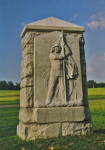 4th Michigan Volunteer Infantry Regiment Monument #1