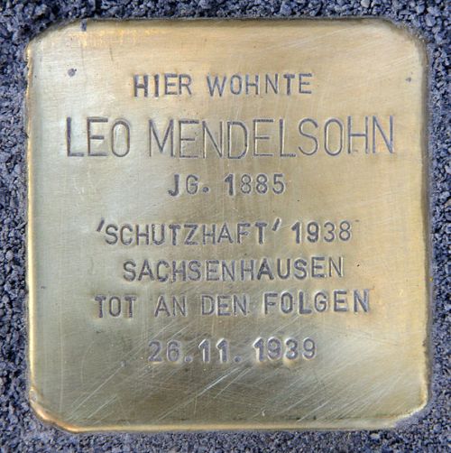 Stolpersteine Thomasiusstrae 24 #2