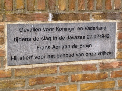 Monument Frans Adriaan de Bruijn Arkel #4