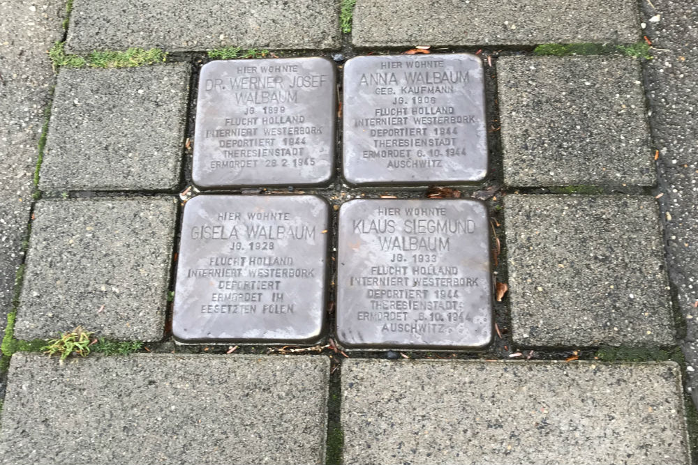 Stumbling Stones Krefelder Straße 16