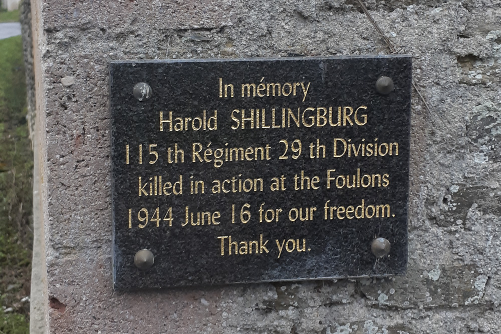 Memorial Harold Shillingburg
