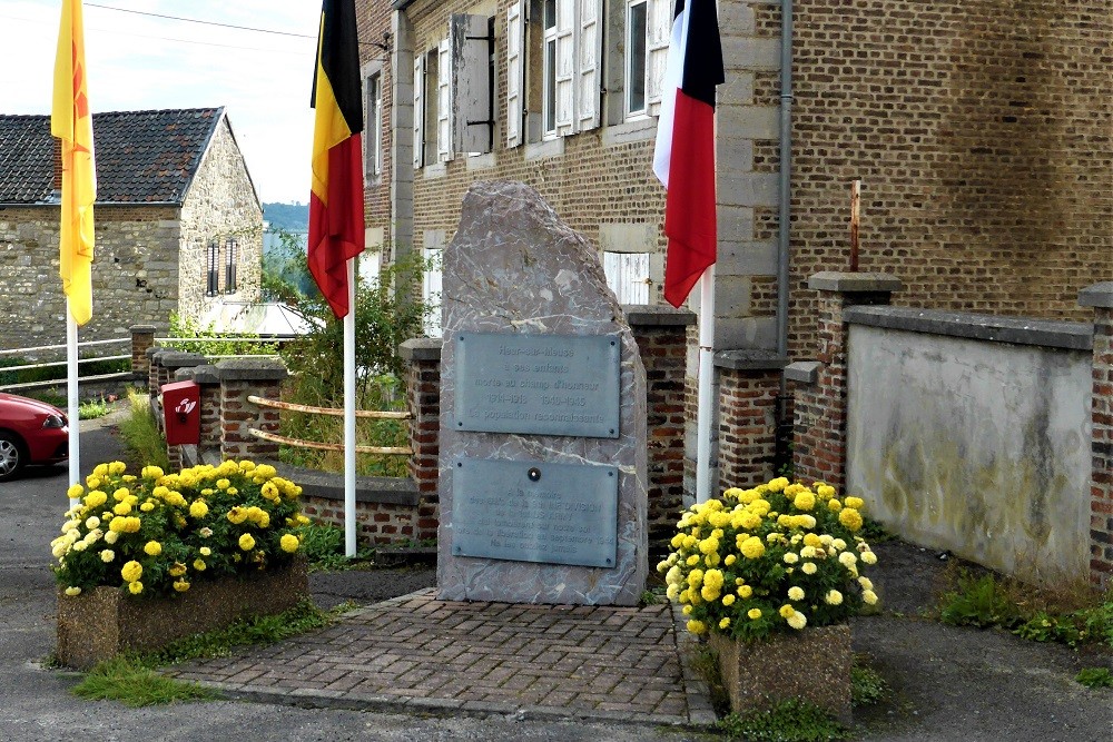 Oorlogsmonument Heer-sur-Meuse #1