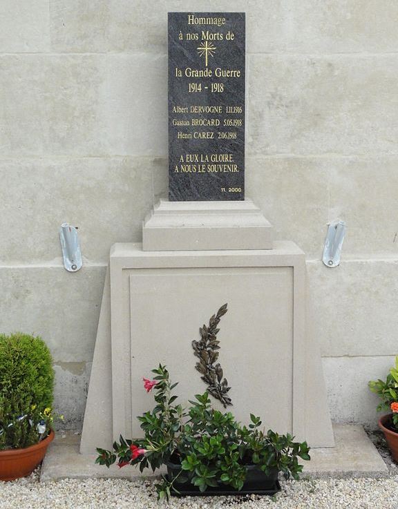 Monument Eerste Wereldoorlog Méligny-le-Petit
