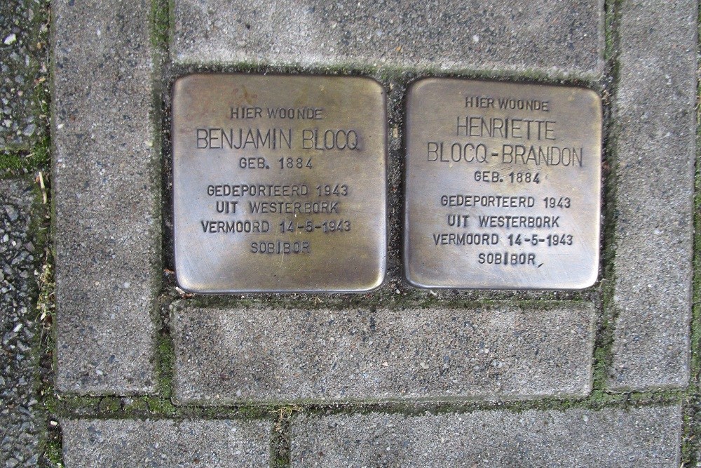 Stolpersteine Tweede van der Helststraat 73 #1