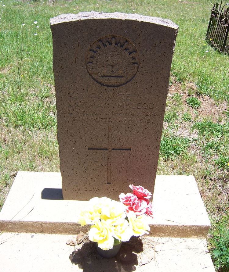 Commonwealth War Grave Black Mountain Cemetery