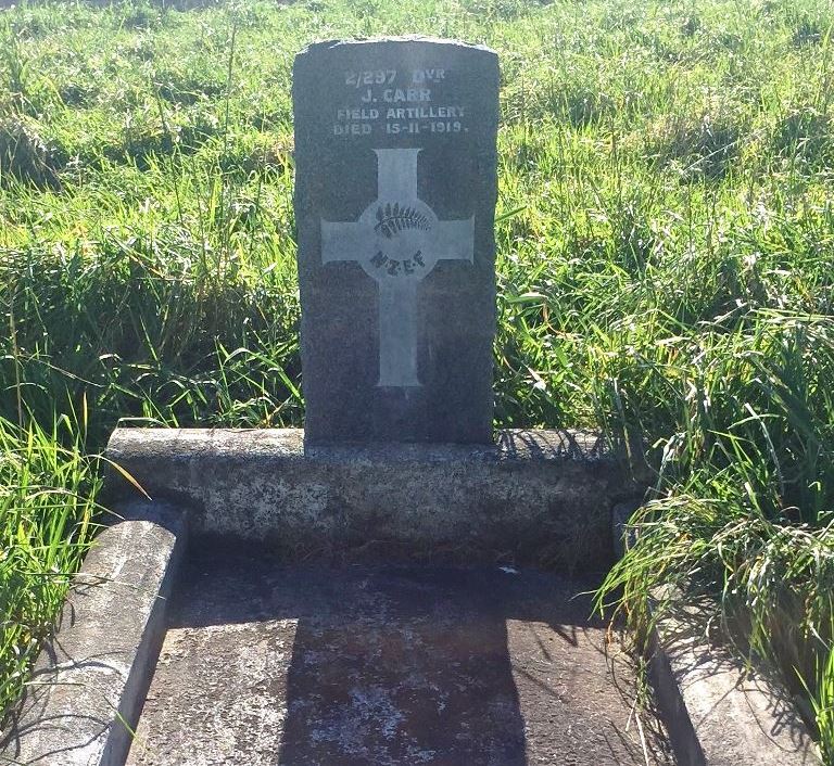 Commonwealth War Grave Weri Weri Maori Cemetery