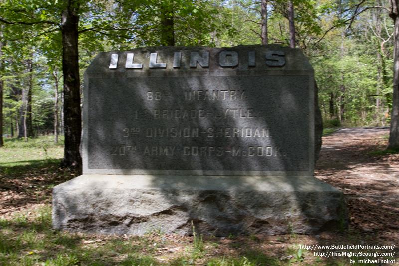 Monument 88th Illinois Infantry Regiment