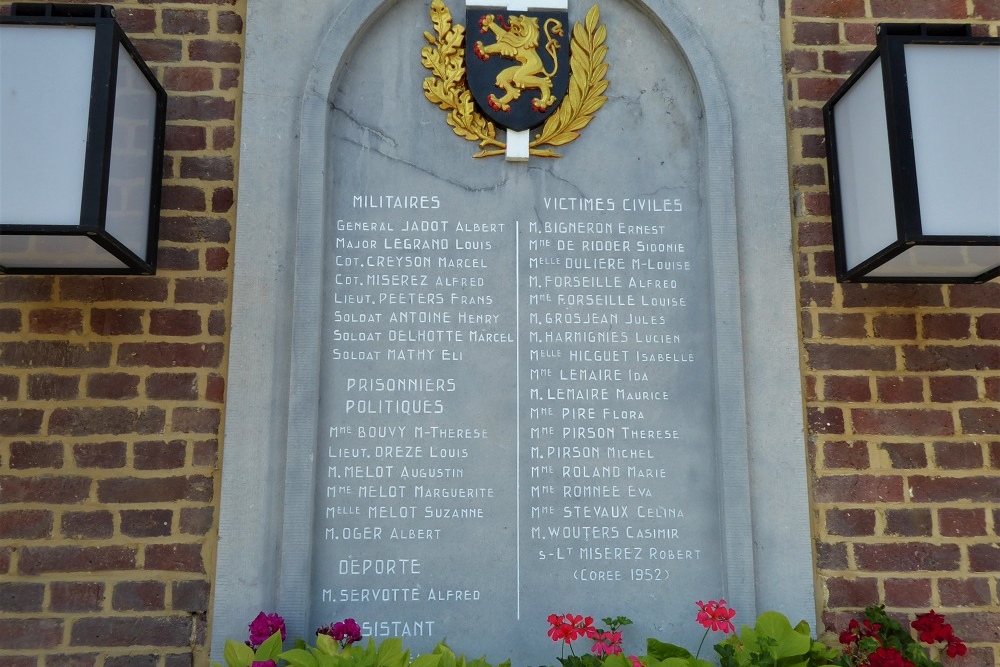 Memorial to the Victims of the La Plante Namur District #5