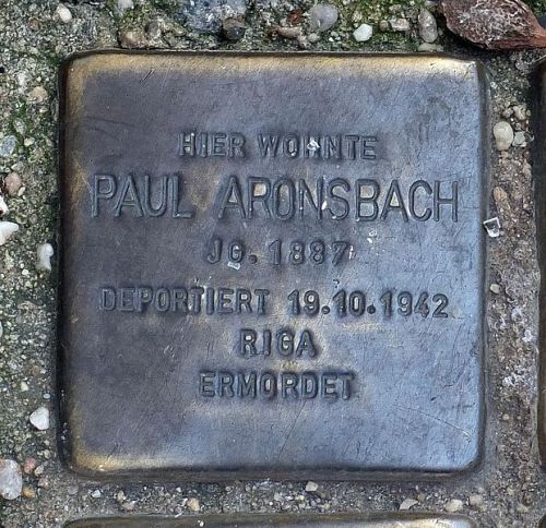 Stolpersteine Große Präsidentenstraße 8 #3