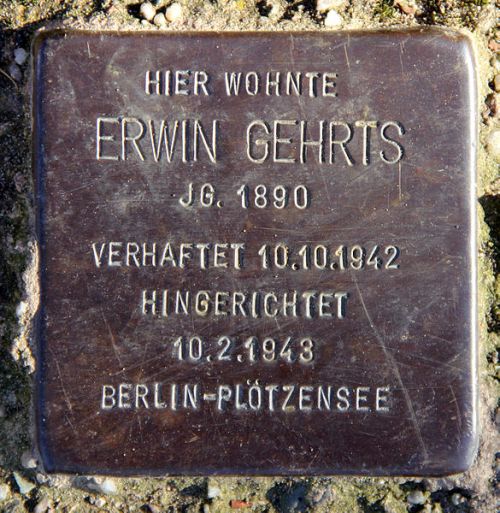 Stolperstein Uhlandstraße 41a