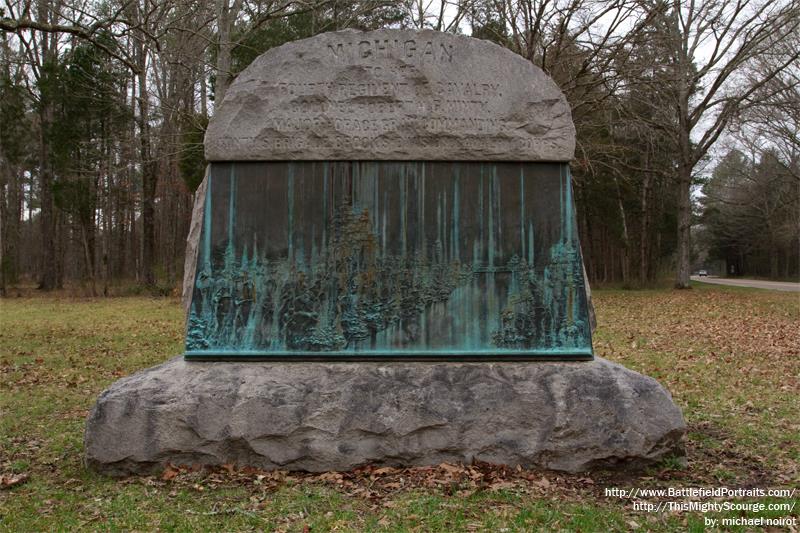 Monument 4th Michigan Cavalry Regiment #1