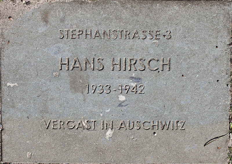 Memorial Stones Stephanstrae 3