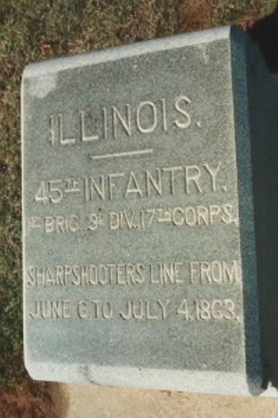 Position Marker Sharpshooters-Line 45th Illinois Infantry (Union) #1