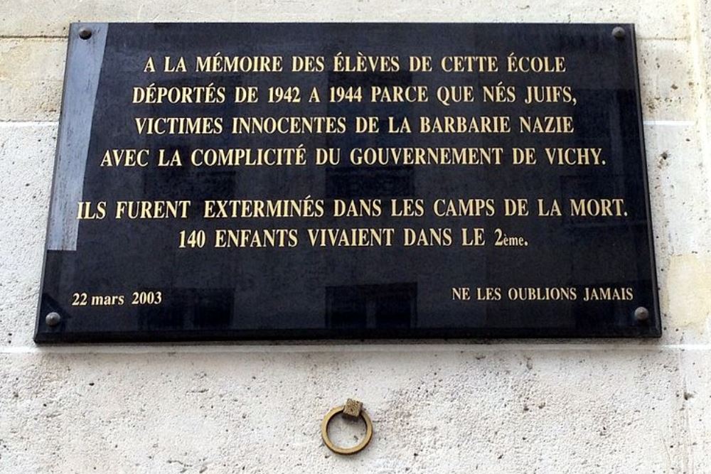 Memorial Deportation cole Saint-Denis #1