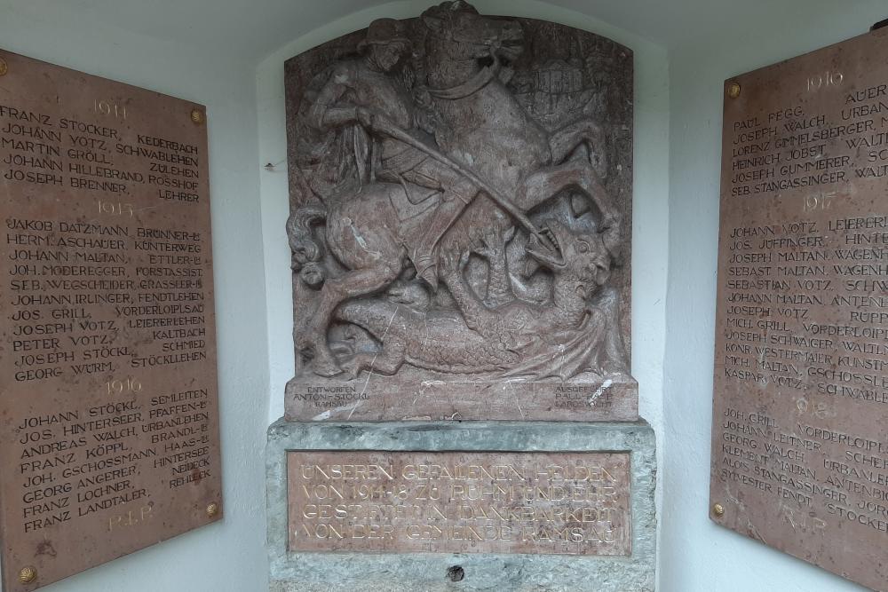 Monument Eerste Wereldoorlog Ramsau bei Berchtesgaden #2