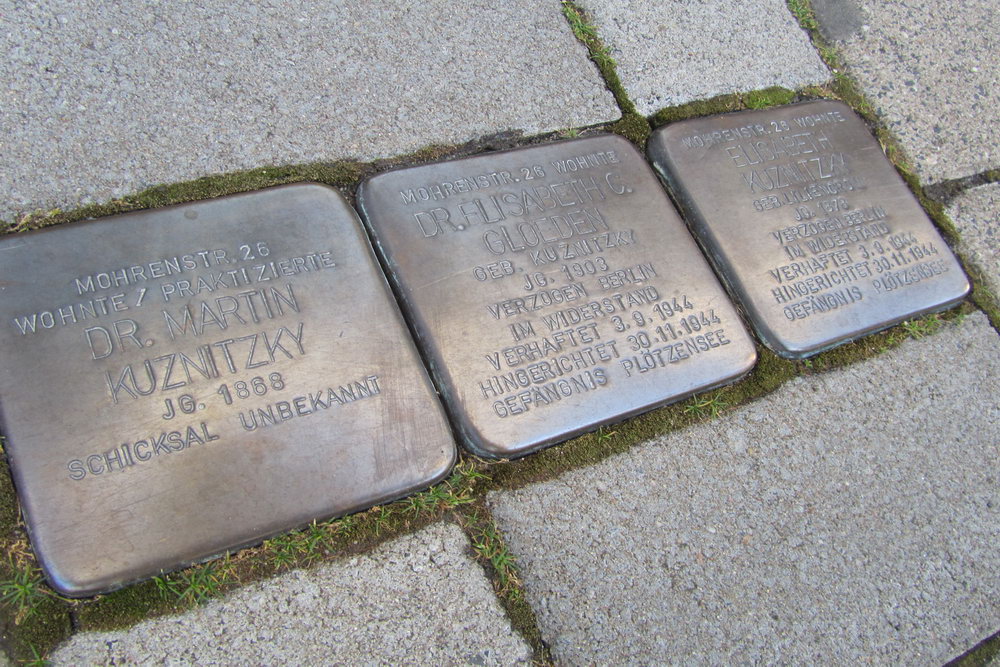 Stolpersteine Mohrenstrasse 26