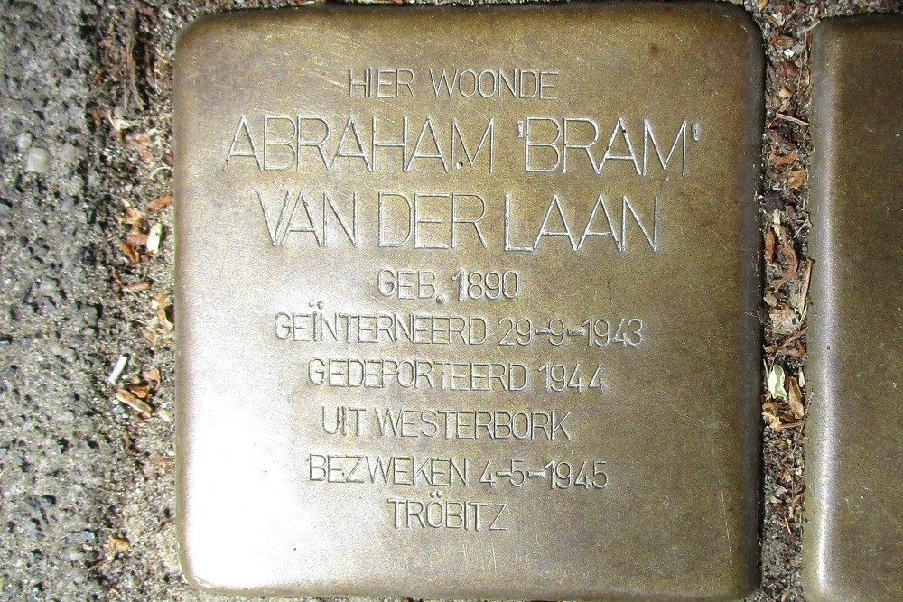 Stolpersteine Rubensstraat 54 #2