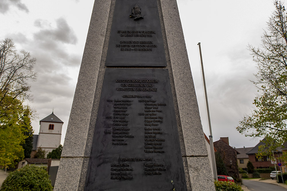 War Memorial Stockheim #3