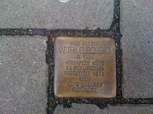 Stolperstein Paulinenstrae 16