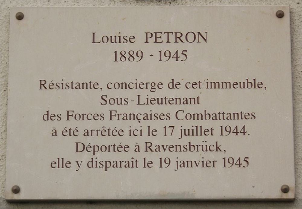 Gedenkteken Louise Petron #1