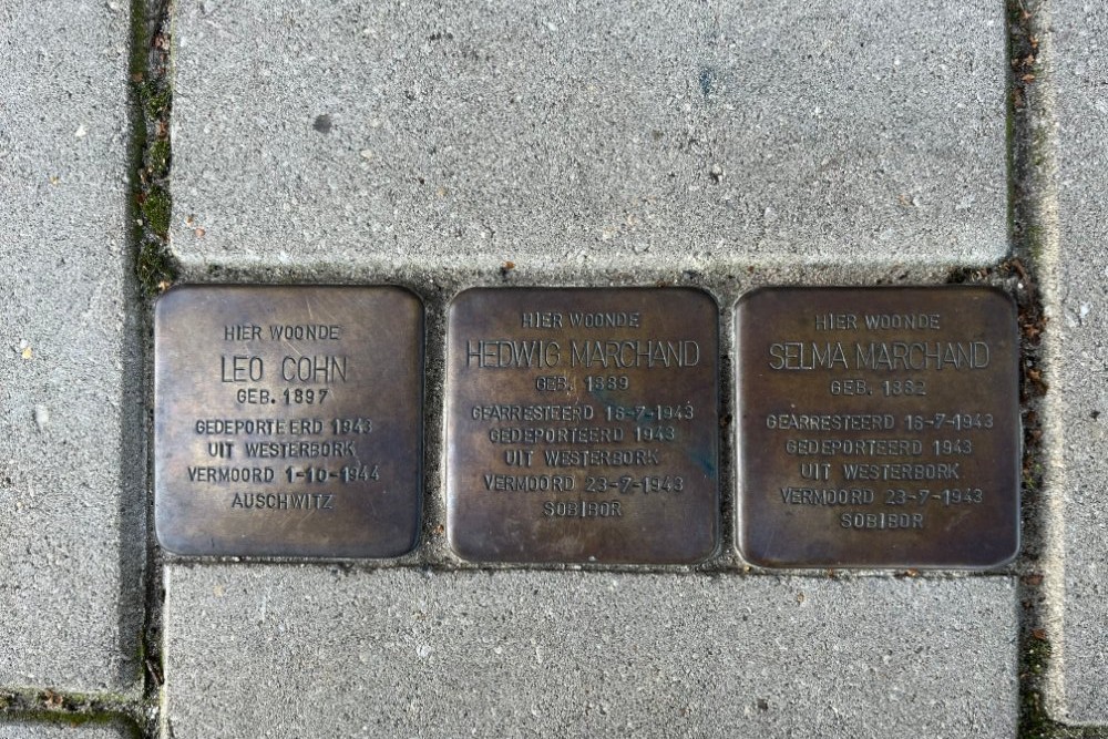 Stolpersteine Boddenkampstraat 23 (nu 27)