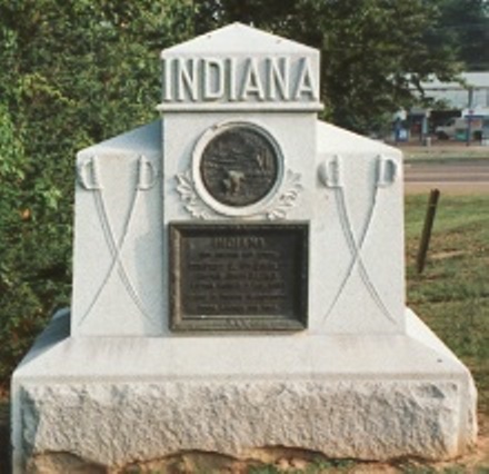 Monument 4th Indiana Cavalry, Company C (Union)