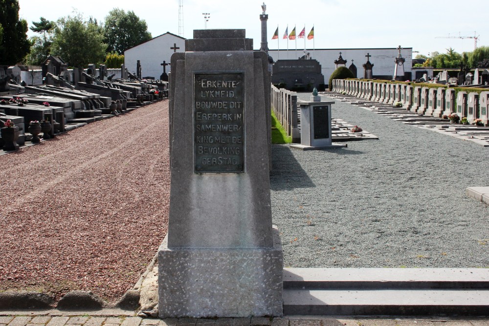 Memorials Plot Of Honour Cemetery Aalst #2