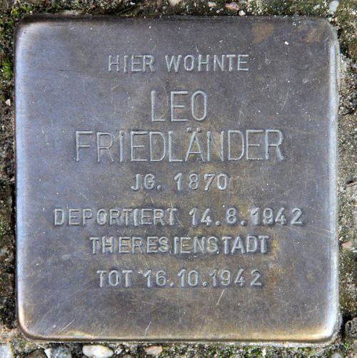 Stumbling Stones Cranachstraße 58 #2