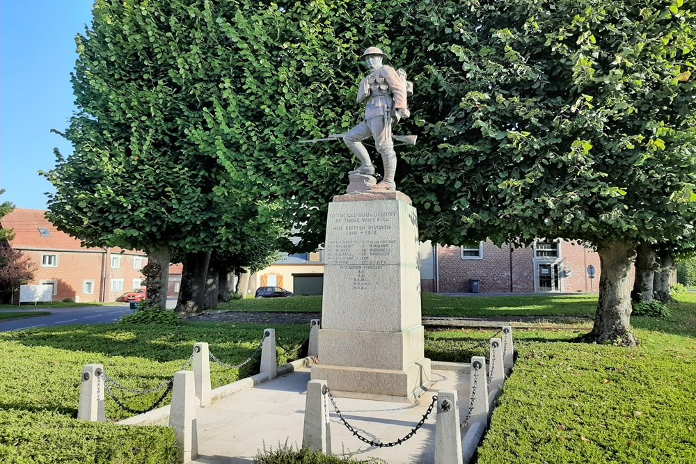 Memorial British 41st Division Flers