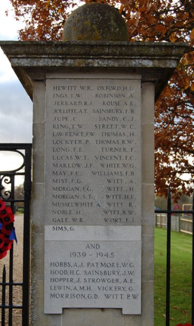 Oorlogsmonument Fordingbridge #3