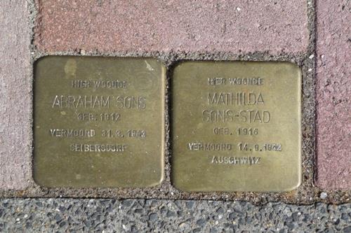 Stolpersteine Burgemeester de Raadtsingel 77 #2