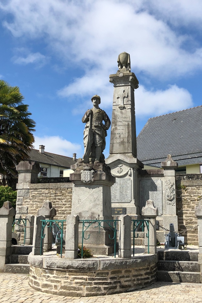 Oorlogsmonument Chateauneuf-de-Faou #2