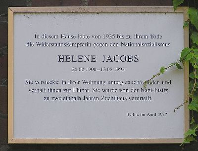 Memorial Helene Jacobs #1