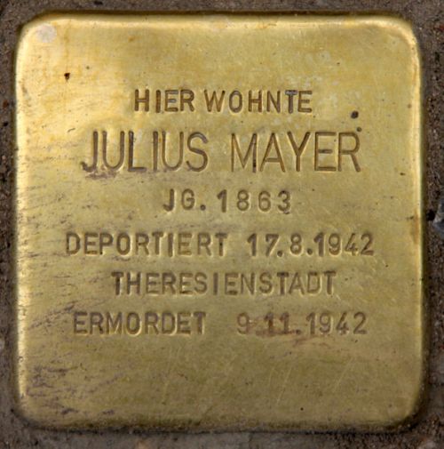 Stolpersteine Prinzregentenstraße 6 #3