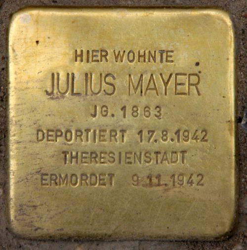 Stolpersteine Prinzregentenstrae 6 #3