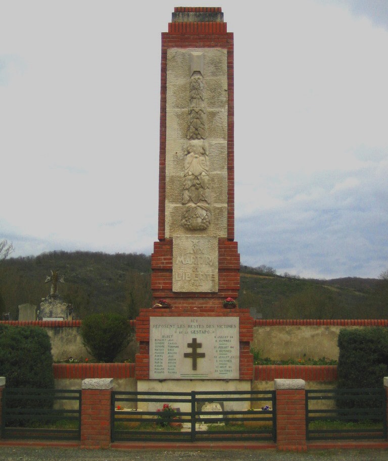 Memorial Killed Resistance Fighters Buzet-sur-Tarn #1