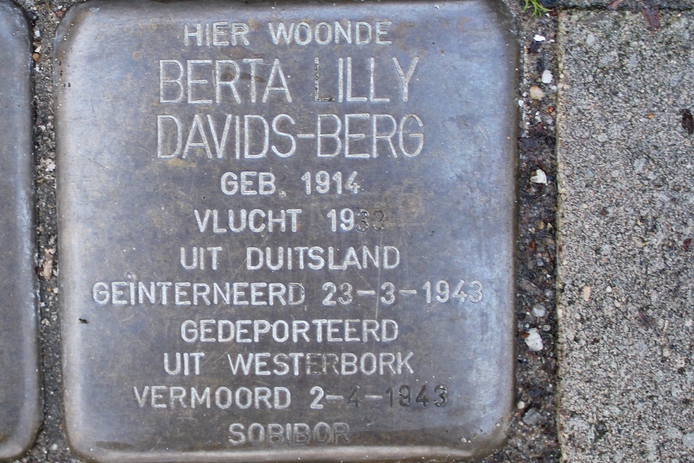 Stolpersteine Jan van Goyenkade 1 #3