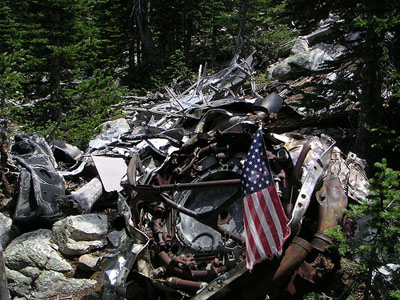 Crash Site & Remains B-17 Flying Fortress 42-30891