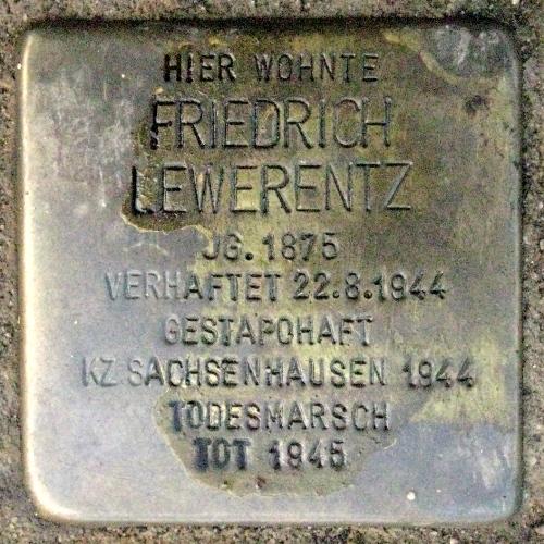 Stolperstein Hammerschmidtplatz 1 #1