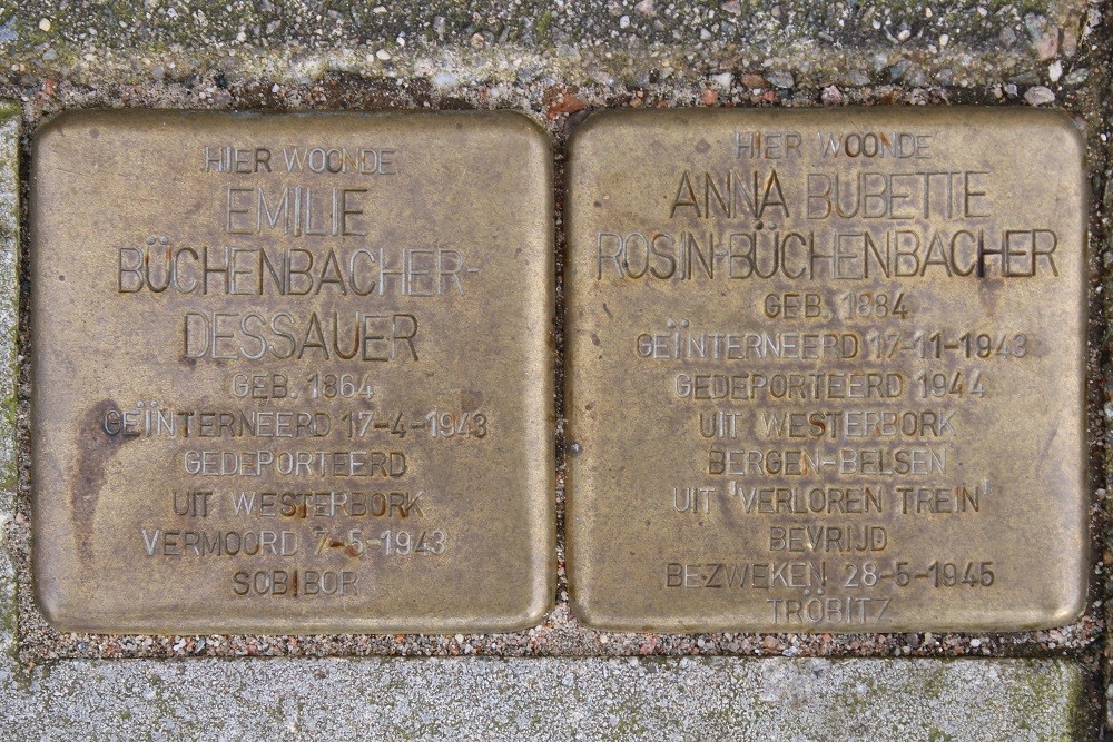 Stolpersteine Merwedeplein 38 #1