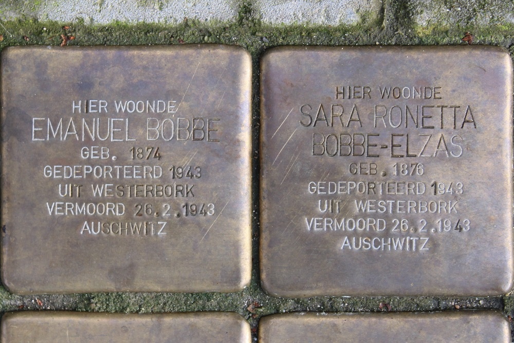 Stolpersteine Adelheidstraat 76 #2