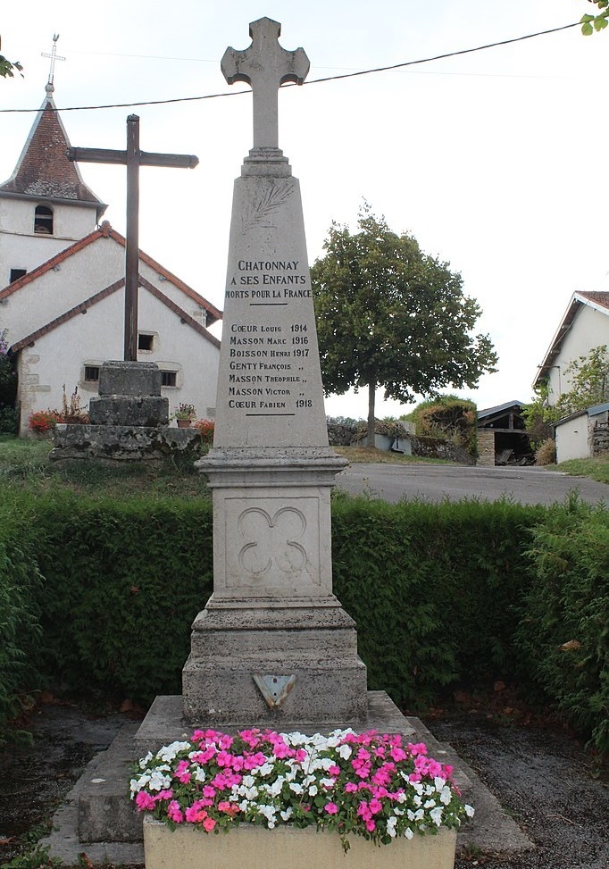 Monument Eerste Wereldoorlog Chatonnay #1