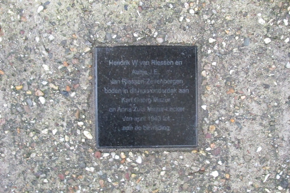 Memorial Stone Montaubanstraat 20