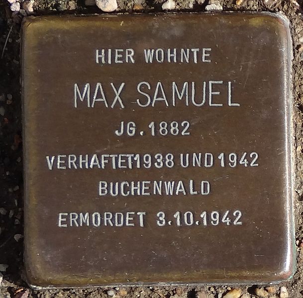 Stolpersteine Karl-Marien-Strae 17 #2