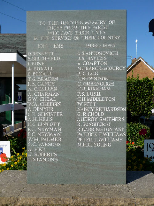 Oorlogsmonument East Preston