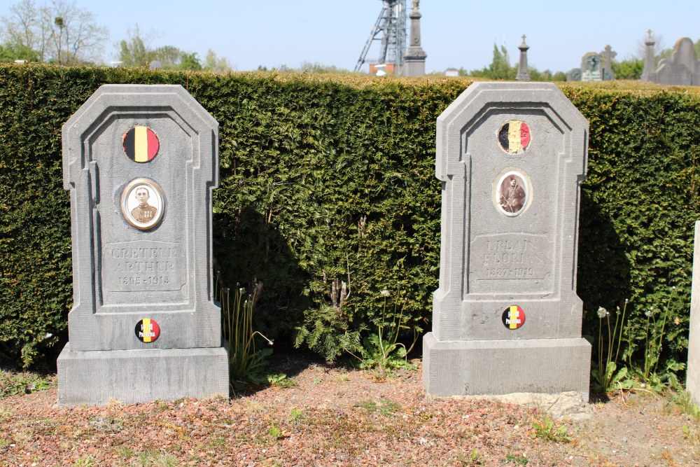 Belgische Oorlogsgraven Frameries #3