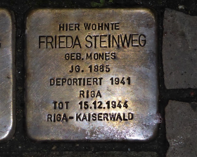 Stumbling Stones Wolbeckerstraße 134 #3