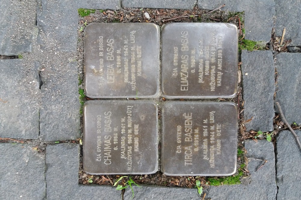 Stumbling Stones Vilniaus gatvė 45 #3